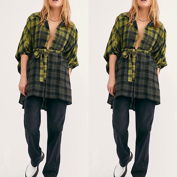Wish Flannel Ombre Shirt Jacket | Poshmark